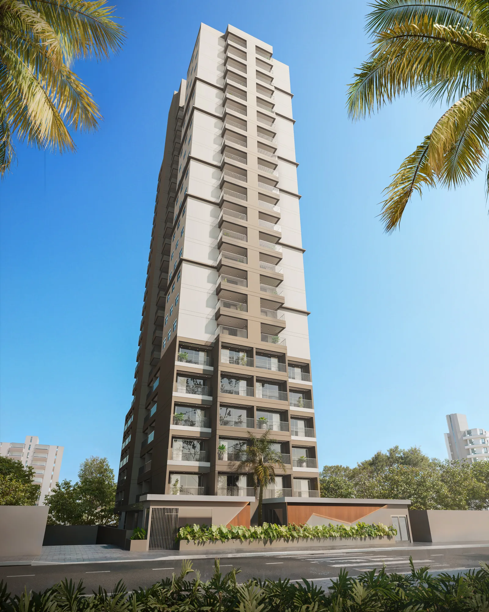 Torre vista da rua do Stylo VM